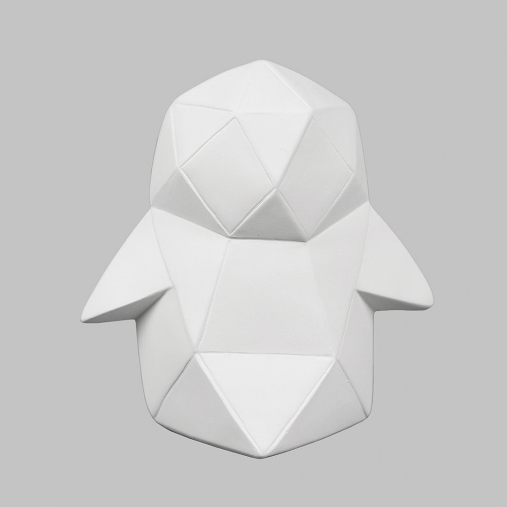 MB1572 Penguin Facetini in ready to paint cone 04 ceramic